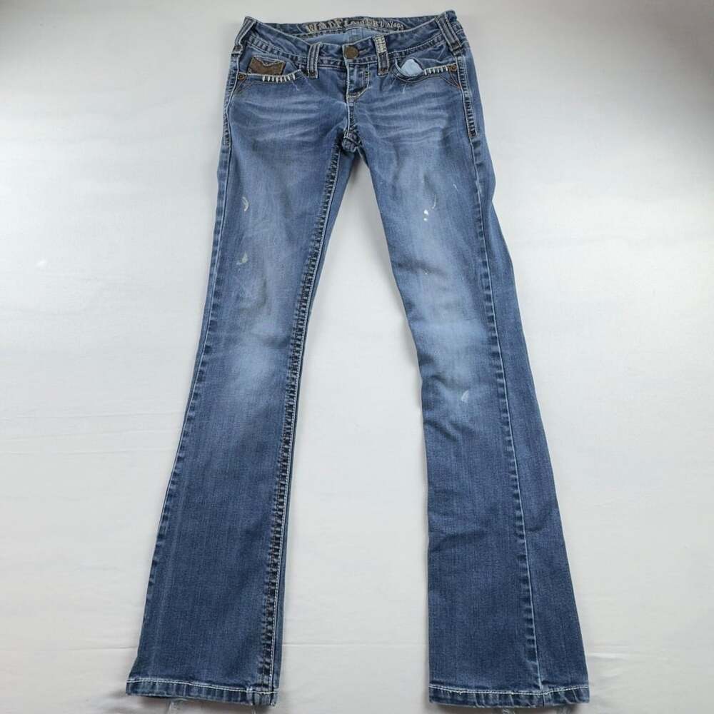 Wildflower Vintage Flare Jeans Blue Denim